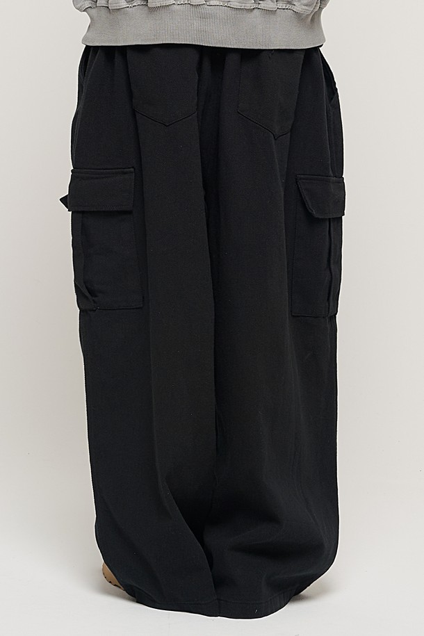 CARGOBROS - 캐주얼팬츠 - CB MULTI CARGO BANDING PANTS (BLACK)