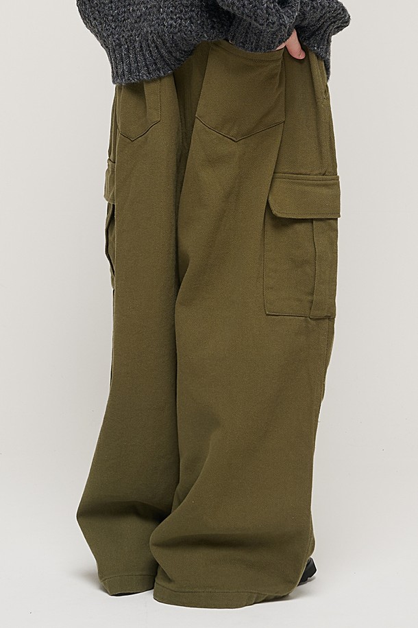 CARGOBROS - 캐주얼팬츠 - CB MULTI CARGO BANDING PANTS (KHAKI)