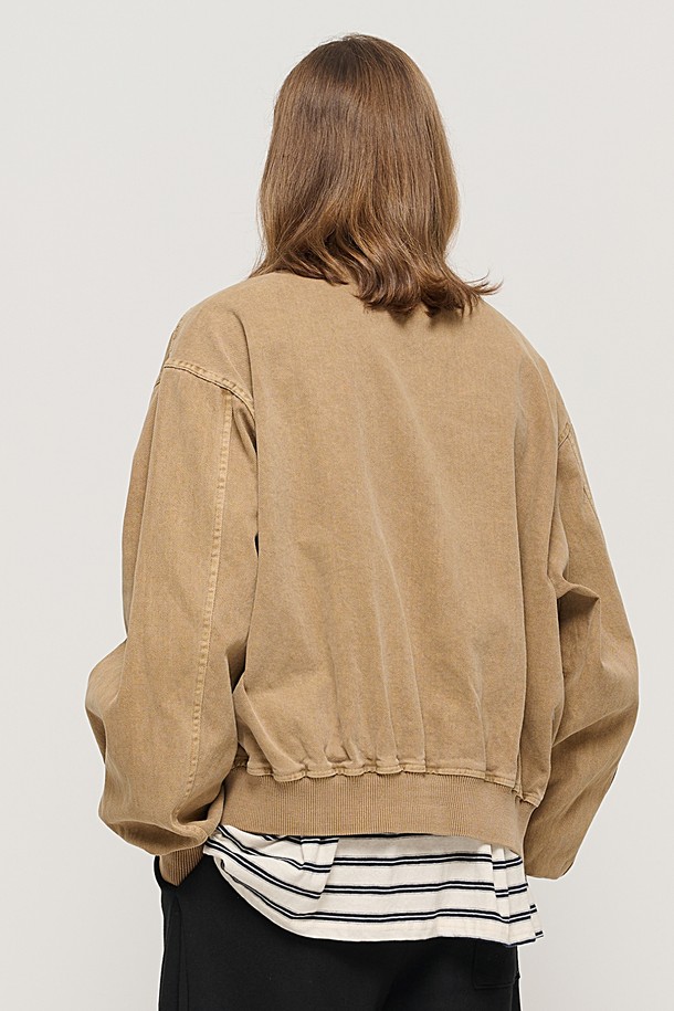 CARGOBROS - 블루종/점퍼 - VINTAGE PIGMENT POCKET POINT WORK JACKET (BROWN)