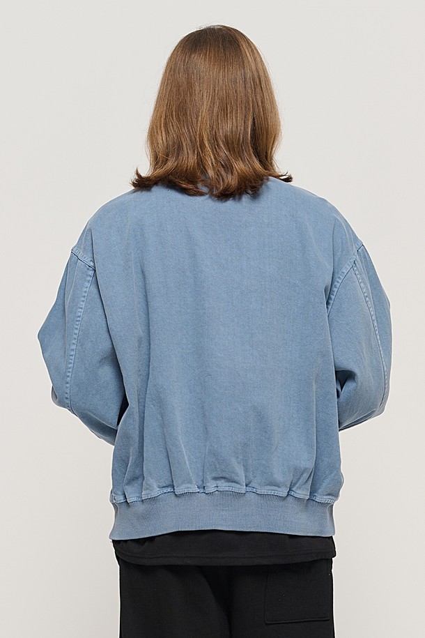 CARGOBROS - 블루종/점퍼 - VINTAGE PIGMENT POCKET POINT WORK JACKET (BLUE)