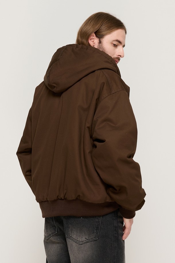 CARGOBROS - 블루종/점퍼 - WOOL OVER HOOD JUMPER (BROWN)