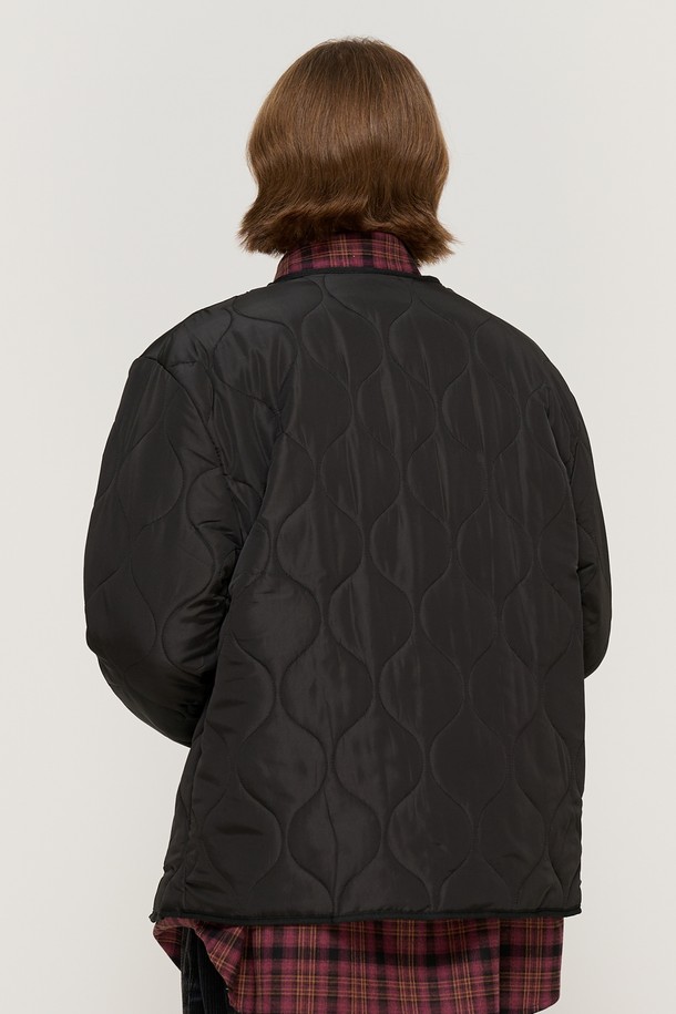 CARGOBROS - 블루종/점퍼 - WARM-UP BASIC QUILTING JACKET (BLACK)