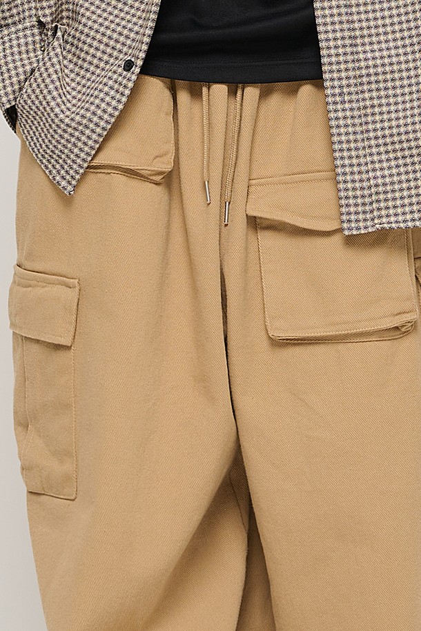 CARGOBROS - 캐주얼팬츠 - CB MULTI CARGO BANDING PANTS (BEIGE)