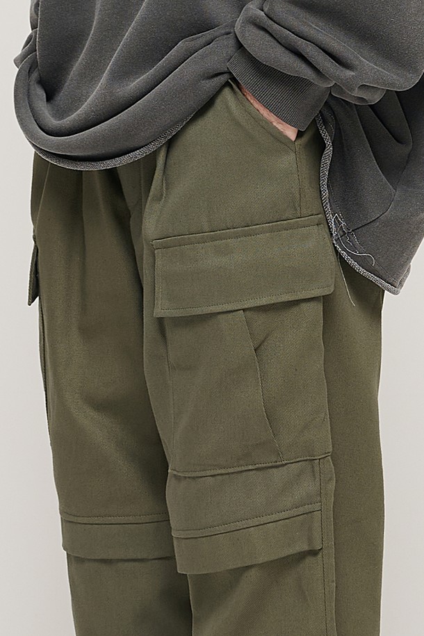 CARGOBROS - 캐주얼팬츠 - PARACHUTE CRACK CARGO WORK PANTS (KHAKI)