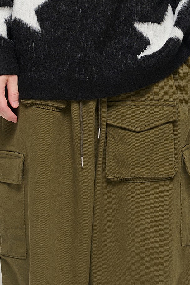 CARGOBROS - 캐주얼팬츠 - CB MULTI CARGO BANDING PANTS (KHAKI)