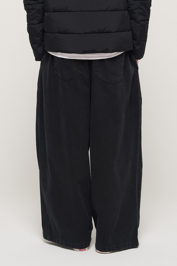 CARGOBROS - 캐주얼팬츠 - CB PIGMENT POCKET WORK PANTS (BLACK)