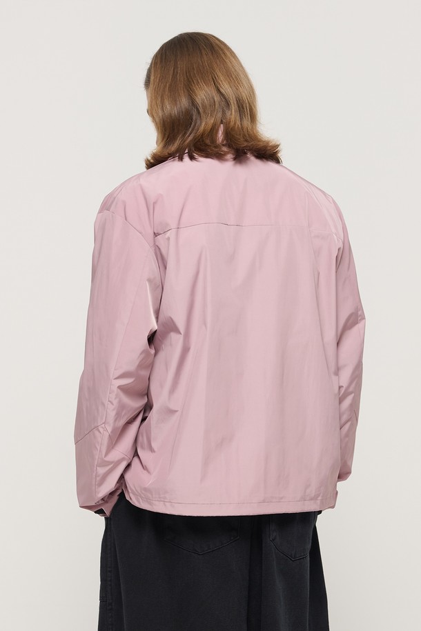 CARGOBROS - 블루종/점퍼 - WATERPROOF ZIPPER POINT WIND BREAKER (PINK)