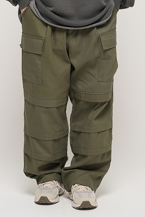 CARGOBROS - 캐주얼팬츠 - PARACHUTE CRACK CARGO WORK PANTS (KHAKI)