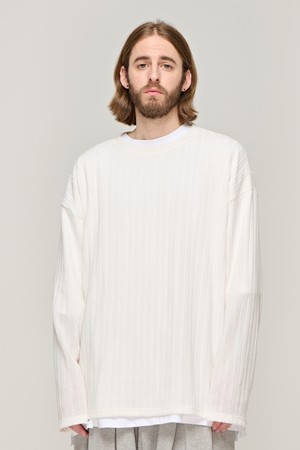 CB RIBBED ROUND OVER KNIT (IVORY)