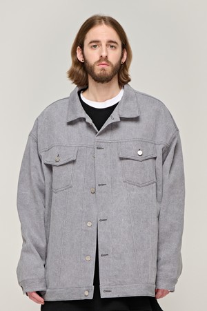 CB PIG BIO TRUCKER JACKET (GRAY)