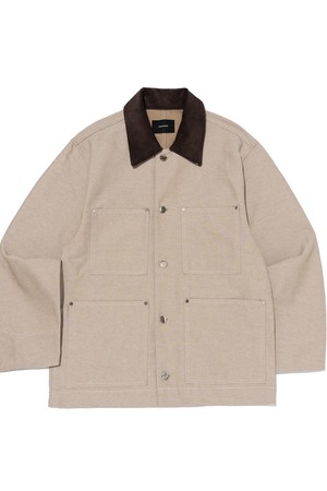 CB CANVAS WORK JACKET (BEIGE)