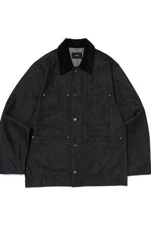 CB CANVAS WORK JACKET (BLACK)