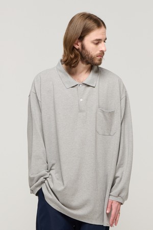 CB POCKET OVER PK LONG SLEEVE (GRAY)