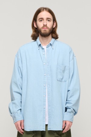 CB WASHING CITYBOY NEW DENIM SHIRT (LIGHT BLUE)