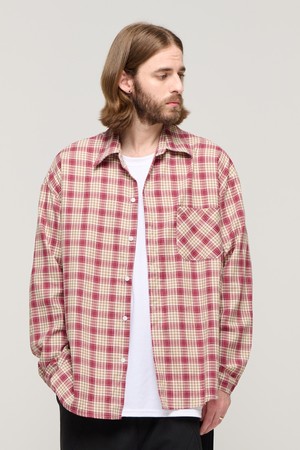 CB DAILY SOFT CHECK SHIRT (RED)