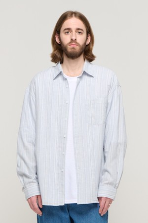 CB TOM STRIPE OVER SHIRT (BLUE)