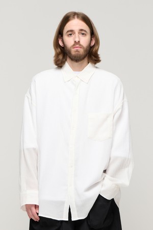 CB CREASE OVER SHIRT (WHITE)