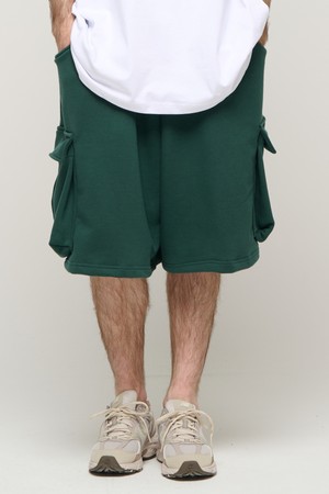 CB SOFT CARGO SWEAT SHORTS (GREEN)