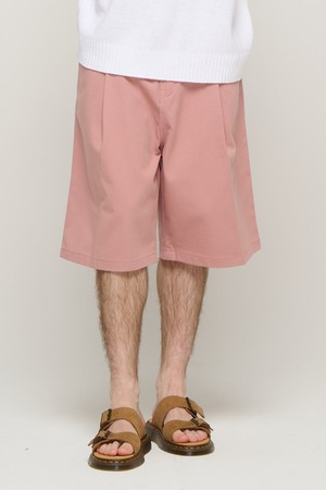 CB BERMUDA ONETUCK COTTON PANTS (PINK)