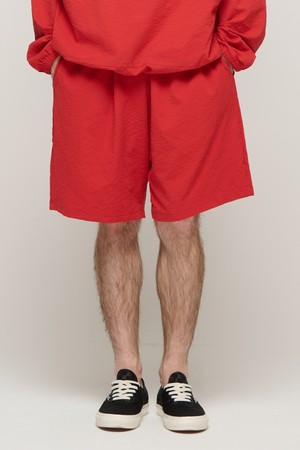 CB SEERSUCKER WIND HALF PANTS (RED)