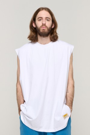 CB BIO OVER SLEEVELESS SHIRT (WHITE)