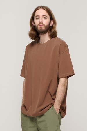 CB PIGMENT OVERSIZED STANDARD SHORT SLEEVE (BROWN)