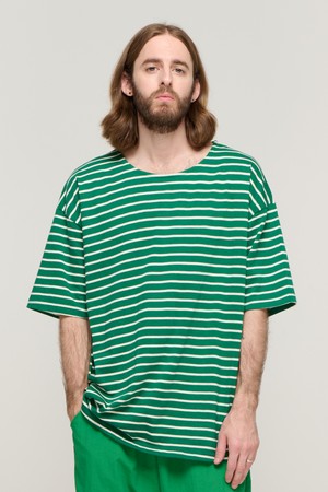 CB MULTI STRIPE SHORT SLEEVE (GREEN)