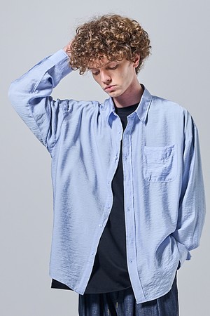 크링클 오버핏 써머셔츠 (소라)