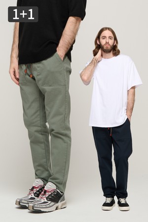 [1+1] CB - RELAX FIT COTTON FATIGUE PANTS (3 COLOR)