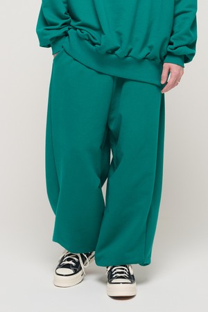 NICK COMFY WIDE TERRY JOGGER PANTS (GREEN)