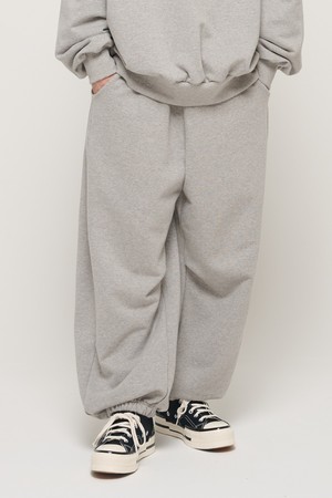 NICK COMFY WIDE TERRY JOGGER PANTS (GRAY)