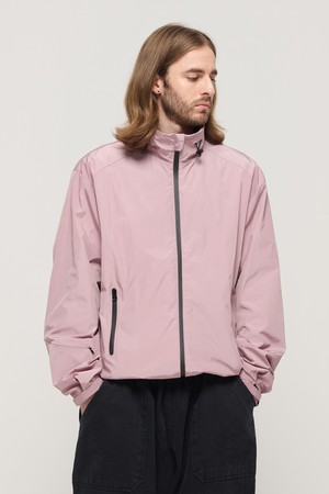 WATERPROOF ZIPPER POINT WIND BREAKER (PINK)