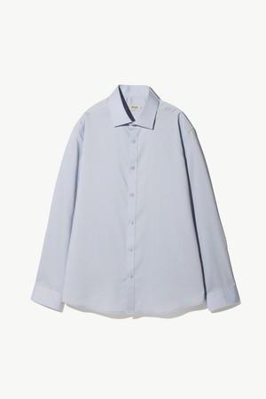 [폼] 재생 폴리 셔츠 그레이 (슬림핏)