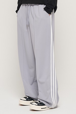 SIDE LINE TRACK TRAINING PANTS (GRAY)