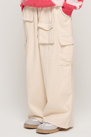 CB MULTI CARGO BANDING PANTS (CREAM)