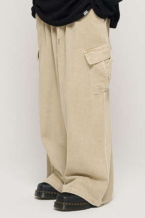 CB GAMENT BANDING BALLOON CARGO PANTS (BEIGE)