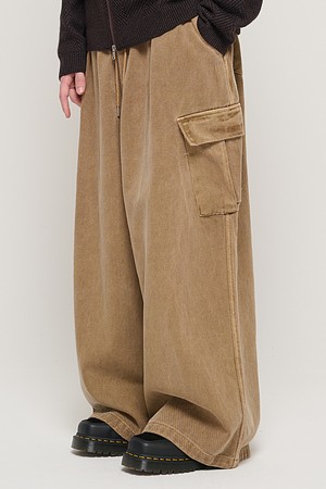 CB GAMENT BANDING BALLOON CARGO PANTS (BROWN)