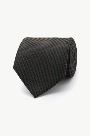 [BLACK LABEL] 솔리드 실크 넥타이 브라운