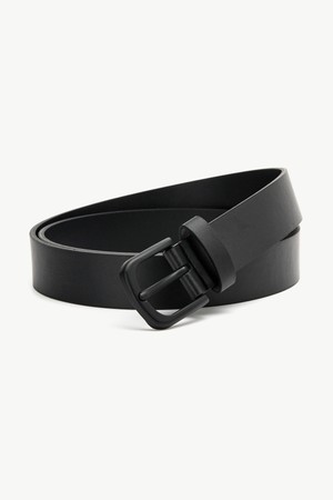 무광 버클 비죠 벨트 블랙
