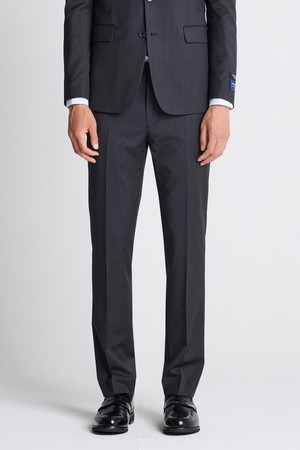 [3X3 크로스핏] 사방스판 TW 수트 팬츠 그레이 (슬림핏)