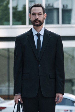 [3X3 크로스핏] 사방스판 TW 수트 자켓 블랙 (클래식핏)