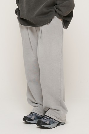 IN PIGMENT NAPPING TRAINING WIDE STRAIGHT PANTS  (GRAY)