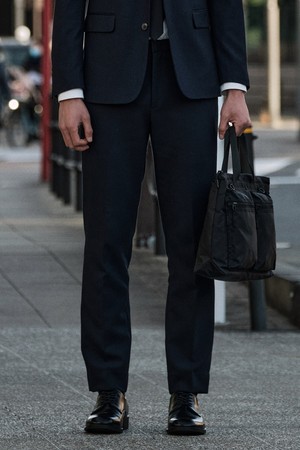 [2X2 크로스핏]이중식 사방스판 셋업팬츠_네이비 (테이퍼드핏)