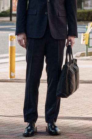 TR 솔리드 수트팬츠_네이비 (슬림핏)