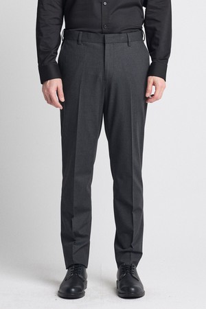 어반 에센셜 울혼방 슬랙스_그레이 (테이퍼드핏)