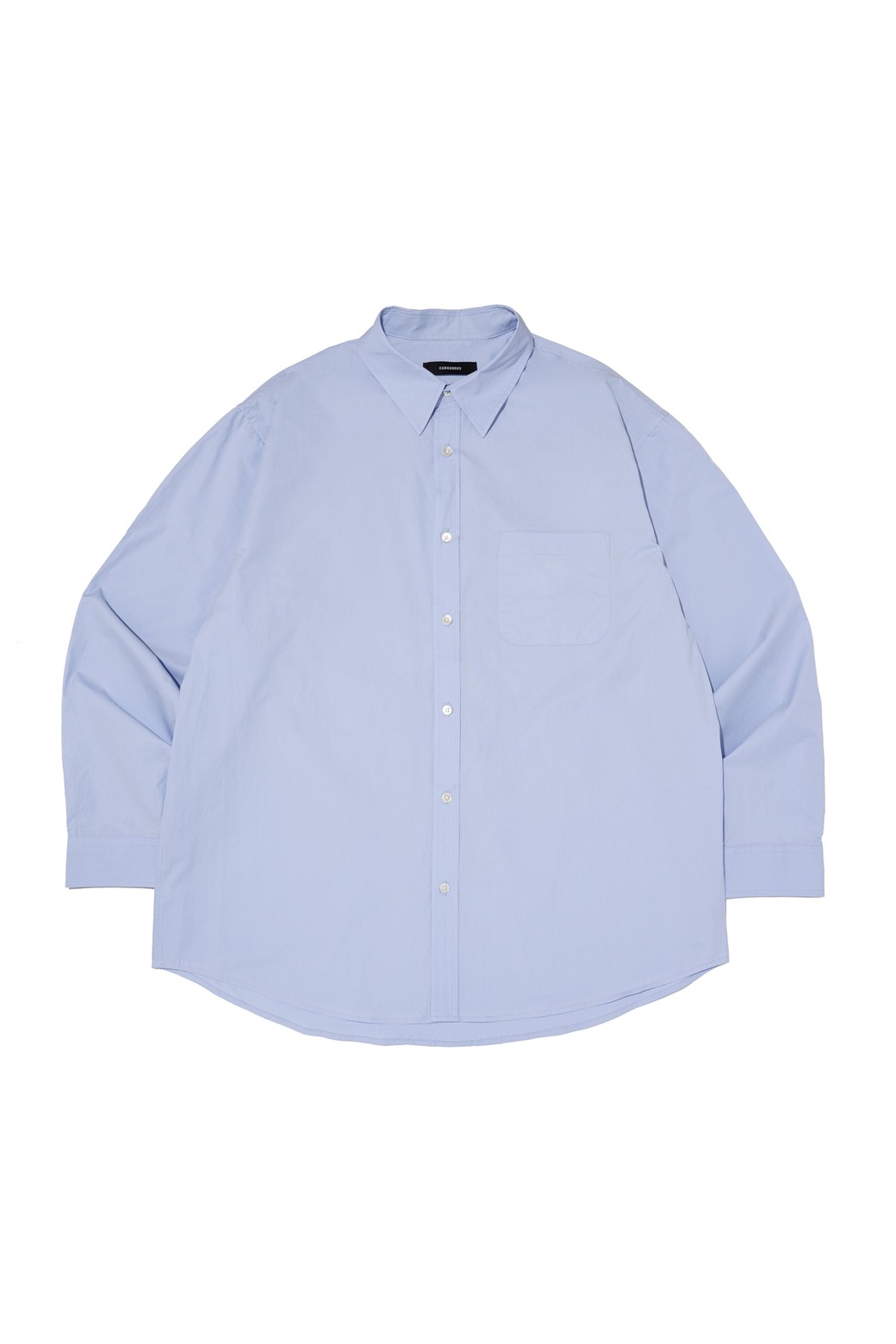 CARGOBROS - 긴팔셔츠 - SOLID OXFORD OVERFIT SHIRT (SKYBLUE)