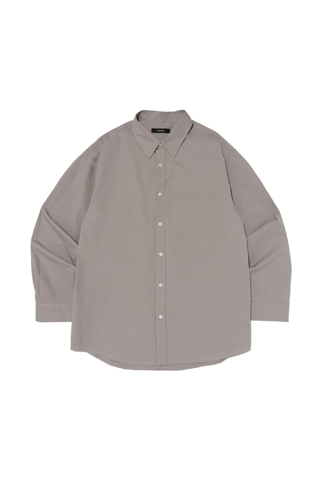 CARGOBROS - 긴팔셔츠 - SOLID OXFORD OVERFIT SHIRT (GRAY)