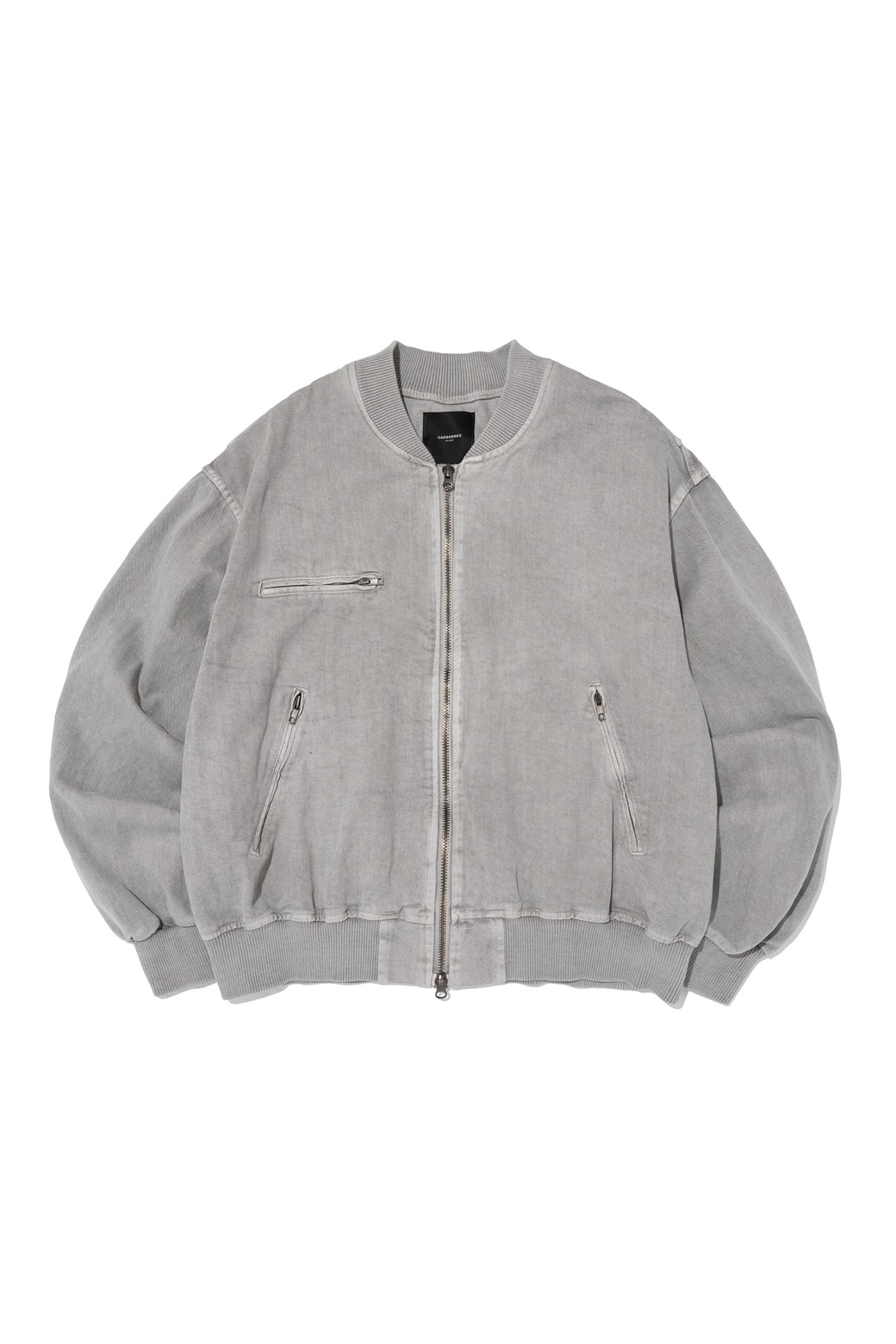 CARGOBROS - 블루종/점퍼 - PIGMENT WASHED BLOUSON JACKET (GRAY)