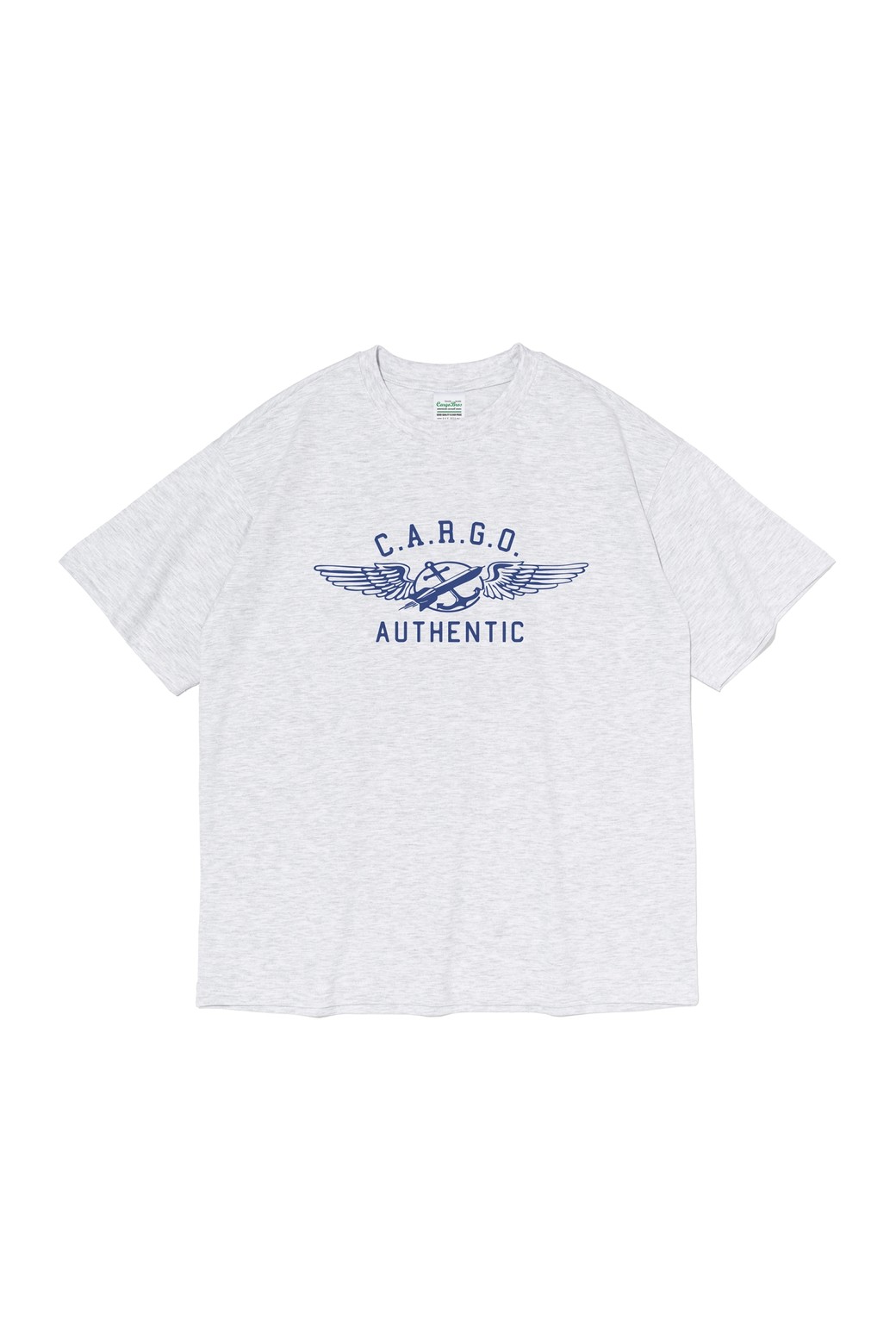 CARGOBROS - 반팔티셔츠 - CARGO WINGS OVER SHORT SLEEVE T-SHIRT (GRAY)