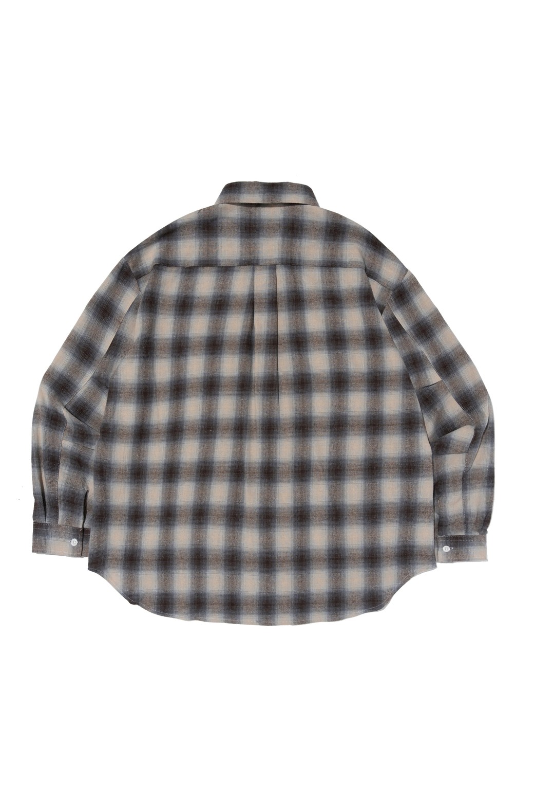CARGOBROS - 긴팔셔츠 - VINTAGE TARTAN CHECK SHIRT (BLUE)